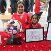 Children from Lent Rise School, Burnham, with their winning crown