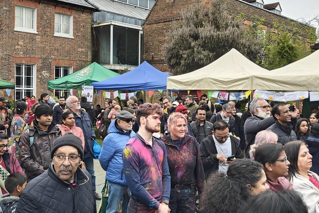 Many members of the Aylesbury community attended the event, despite it being a bitterly cold April afternoon.