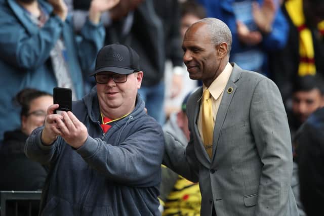 Luther Blissett at Watford vs Leicester City at Vicarage Road last month. (Photo by Luke Walker/Getty Images)