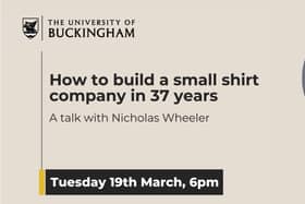 Nick Wheeler to visit University of Buckingham