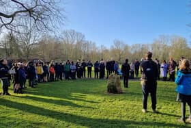 Community gathers to mark Holocaust Memorial Day in Bourton Park 
