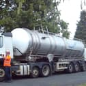 An Anglian Water tanker in Winslow on Monday. Photo by Charles Close