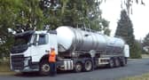 An Anglian Water tanker in Winslow on Monday. Photo by Charles Close