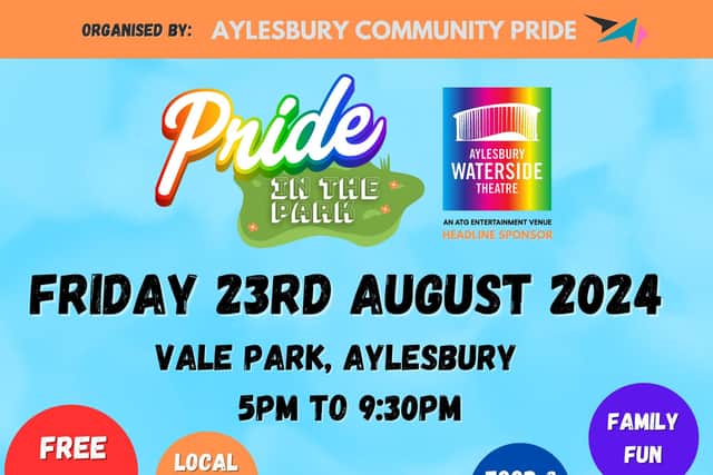 Pride in the Park is coming to Aylesbury this summer