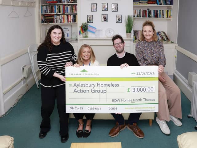 Representatives from Aylesbury Homeless Action Group