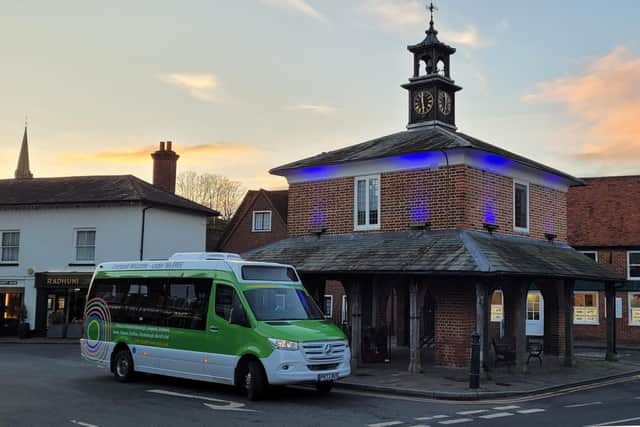 the new bus supporting the Princes Risborough community