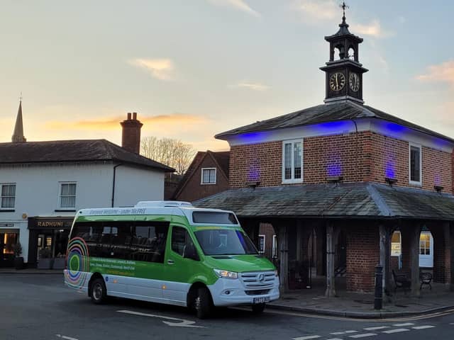 the new bus supporting the Princes Risborough community