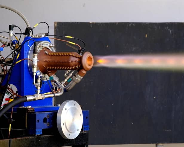 Airborne Engineering’s firing on the test site Race2Space is using in the competition.