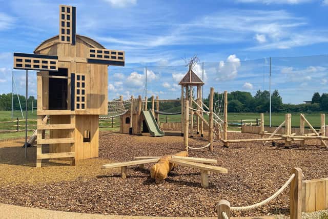 The adventure playground at Appletree Country Park