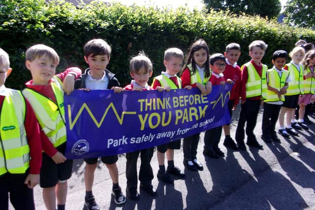 'Think before your park' was the message