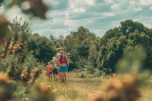 Group of runners taking part in one of Runaway Racing's events