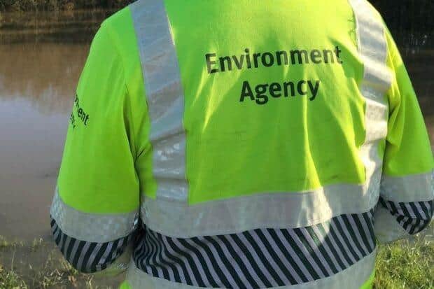 An Environment Agency officer