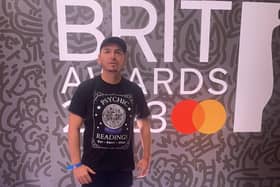 Lee Petulengro at the 2023 Brit Awards