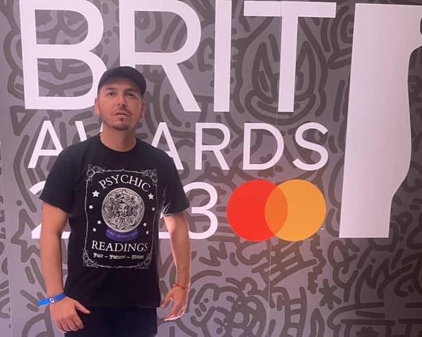 Lee Petulengro at the 2023 Brit Awards