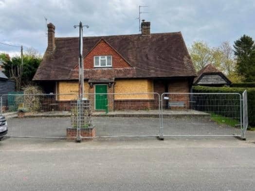 A look at the currently closed pub