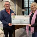 Chris Ashton, Denham Manor's Home Manager and Tracy from the Alzheimer's Society