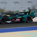 Ross Gunn pictured testing the Aston Martin Valkyrie in Qatar last weekend (Photo JEP)