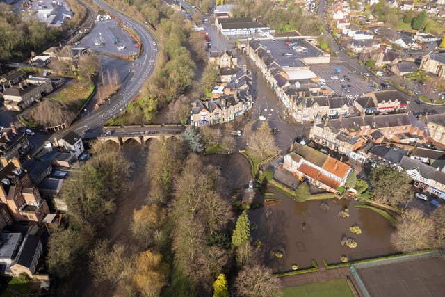 Matlock, and other parts of the Derwent Valley, have been battered by Storm Franklin.