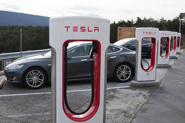 Tesla will be one of three charger providers operating at the Oxford Superhub