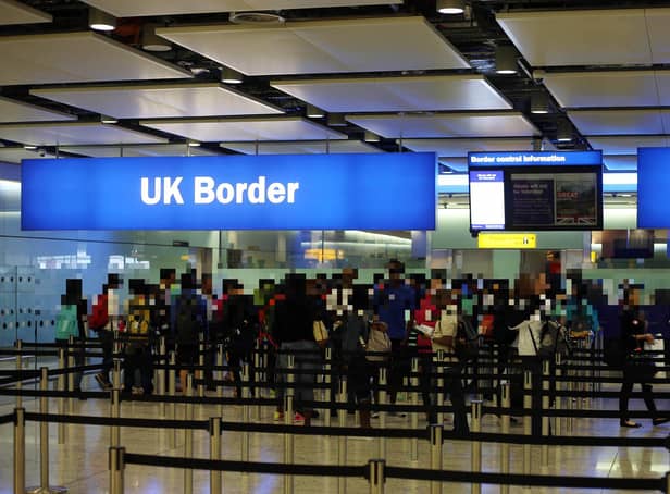 General view of passengers going through UK Border at Terminal 2 of Heathrow Airport. PRESS ASSOCIATION Photo. Picture date: Wednesday July 22, 2015. See PA story  . Photo credit should read: Steve Parsons/PA Wire