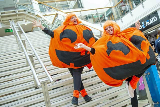 Human pumpkins coming to Friars Square. Picture from Beth Walsh