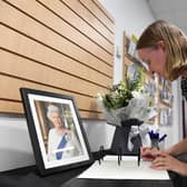 One of two books of condolence in Buckingham