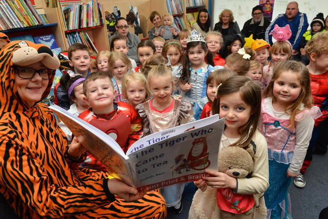 World Book Day at South Shields Central Library, with Westoe Crown Primary School pupils enjoying the day 6 years ago.