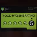 A Food Standards Agency rating sticker (photo from Victoria Jones/PA Images)