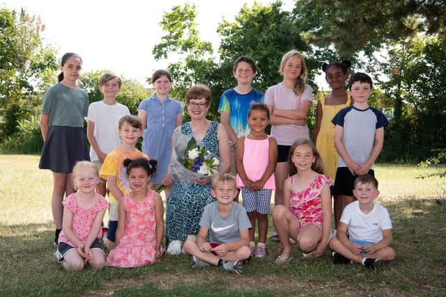 Pupils say goodbye to Cazz Colmer