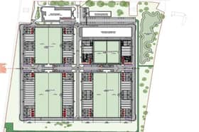 The masterplan submitted