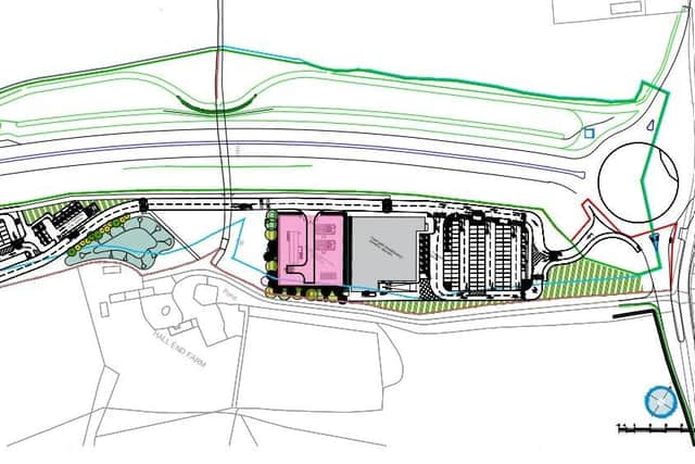 The masterplan submitted to the council last month