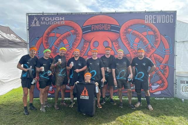 Staff from Reading-based houseVistry Thames Valley after completing the Tough Mudder 