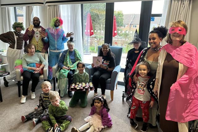 Care Uk's Ridley Manor celebrate World Book Day with local children and author Rosemarie Booth
