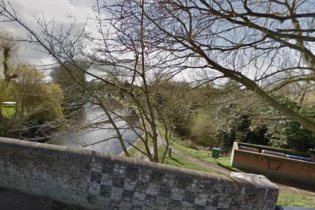 Emergency responders were spotted by the canal last week