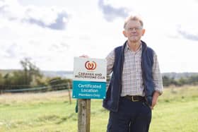 Ted Howard-Jones at Cholsey Grange Farm campsite