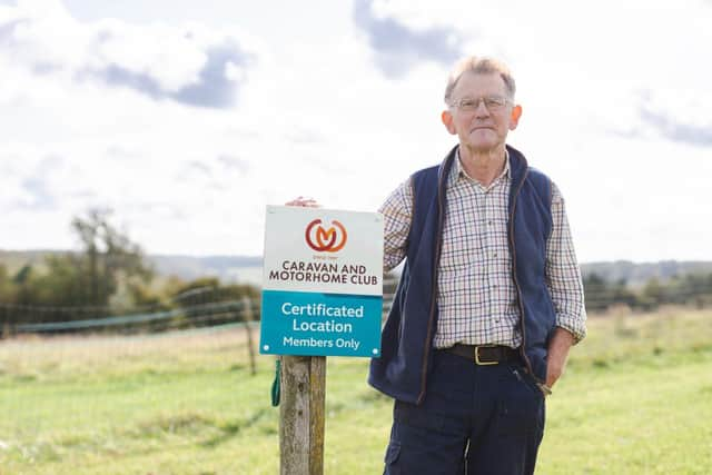 Ted Howard-Jones at Cholsey Grange Farm campsite