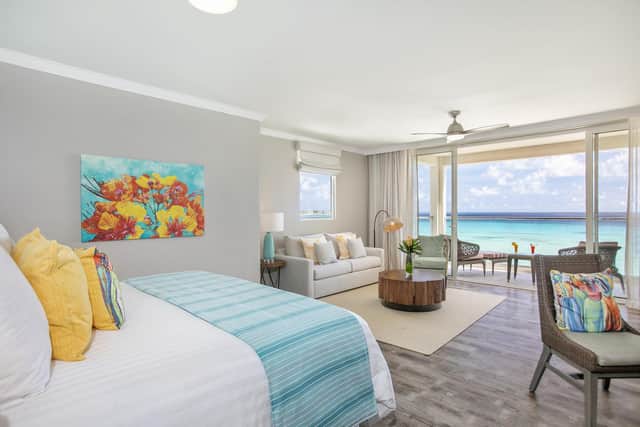 One of the Luxury Oceanfront Junior Suites at Sea Breeze Beach House. Image: Steven Graffham