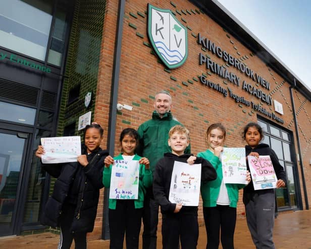 Children at Kingsbrook View Primary Academy 