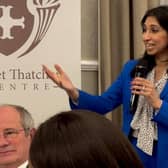 Home secretary Suella Braverman was guest of honour at the dinner after the conference