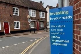Lots of road improvement work is planned