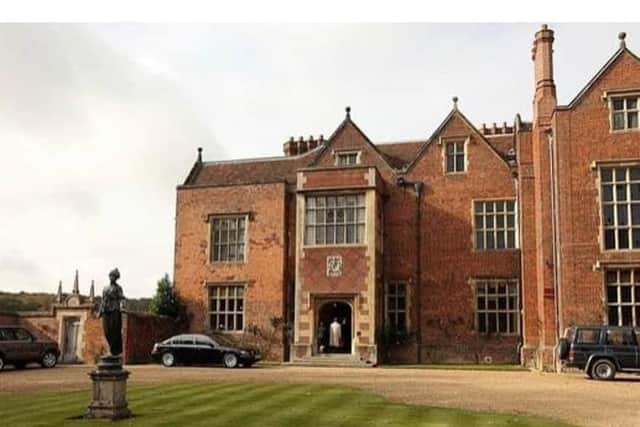 An old photo of the multi-million pound mansion near Wendover