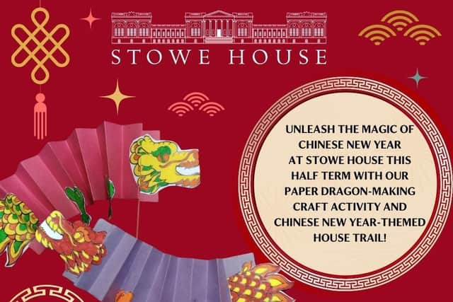 Free Chinese New Year activities at Stowe House this half term