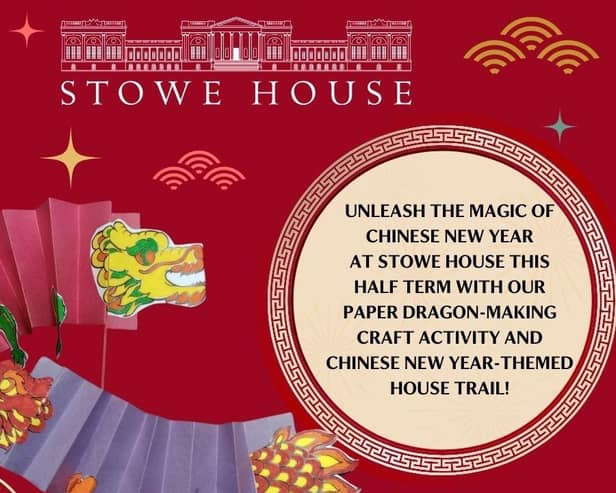 Free Chinese New Year activities at Stowe House this half term
