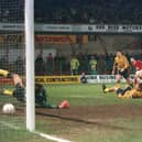 Arsenal were favourites for the 1991/92 FA Cup and were expected to easily roll over Wrexham. But they slipped to a 2-1 defeat after the Welsh side scored twice in the final nine minutes,