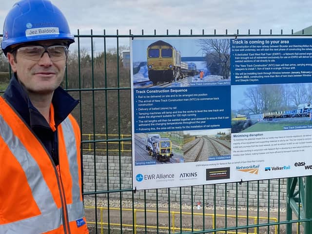 Jez Baldock, deputy director of the East West Rail Alliance