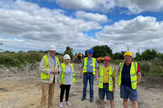 Stephen Hearn, Councillor Hearn, Clive Johnson, Mikk Bradley and Councillor Elliot