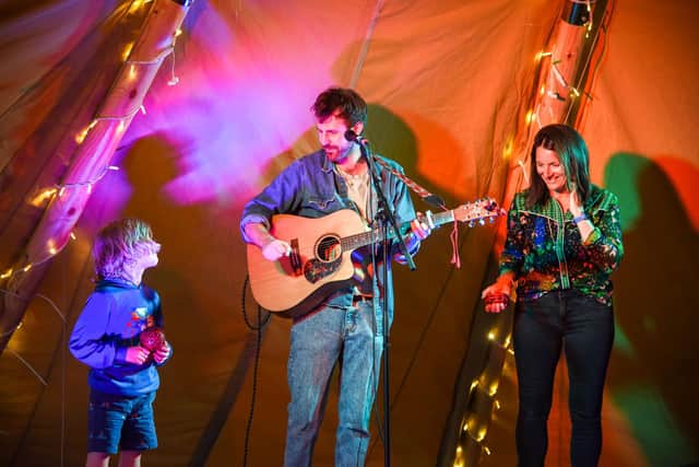 Family Friendly Live Music nights at the Firelight Tipi