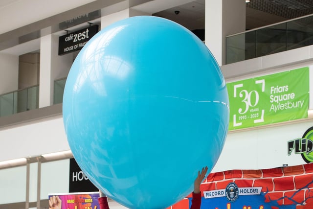 One of the biggest balloons at the comedy show