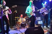 Big B and the Boomeration performing at Stewkley Village Hall