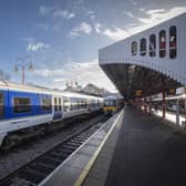 A Chiltern Railways train at London Marylebone station